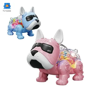 Walking Robot Dog Toy, Transparent Gear Rear