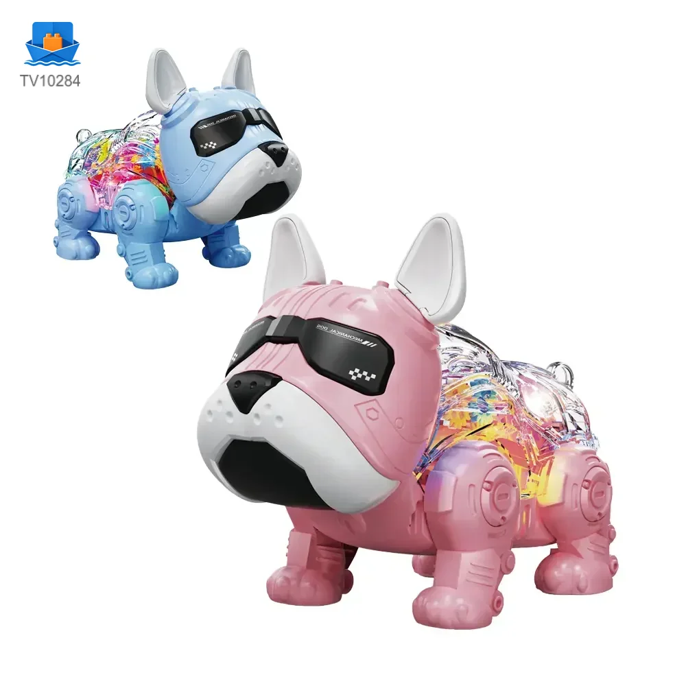 Walking Robot Dog Toy, Transparent Gear Rear · TV10284 · product photo 1 of 7