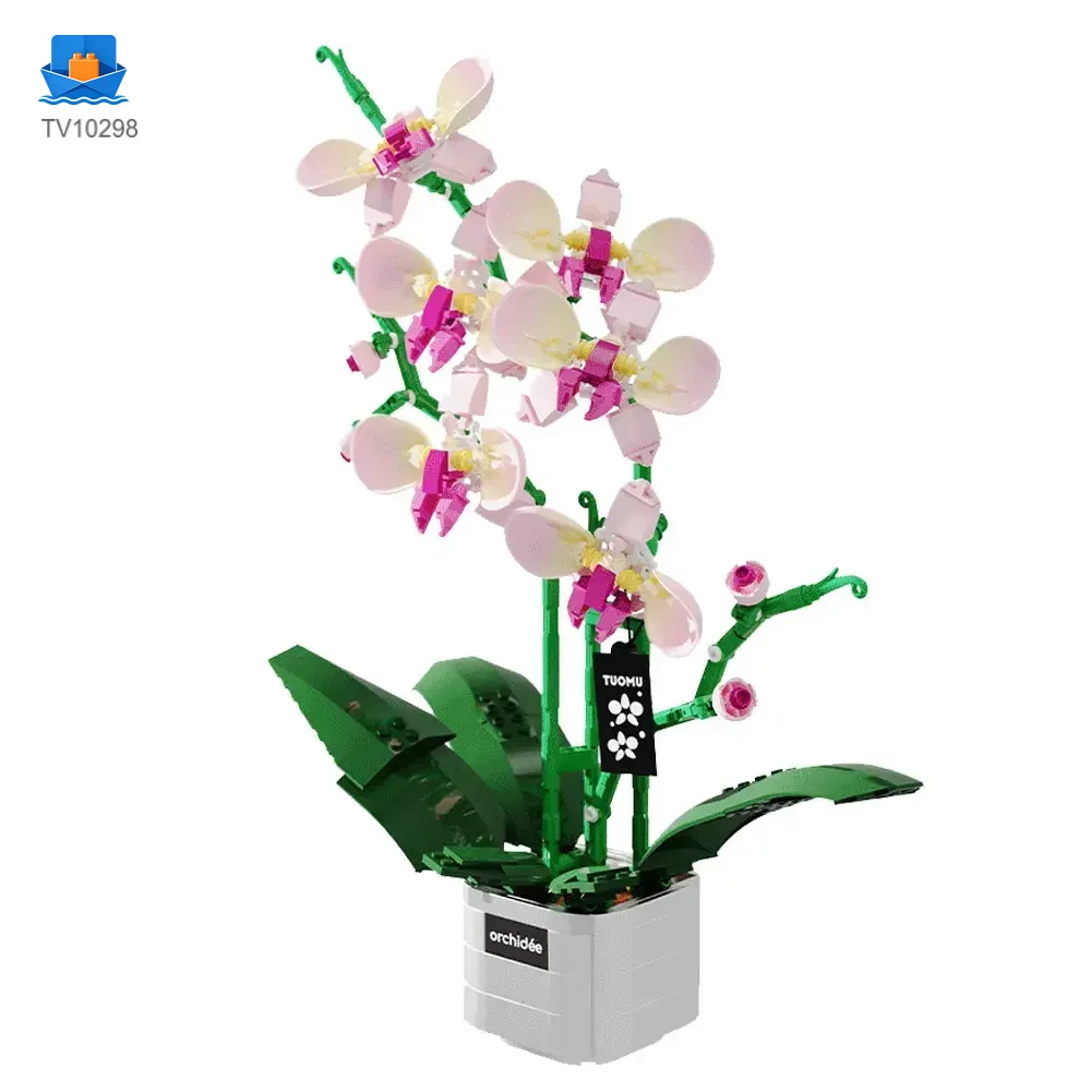 Flower Building Blocks Toy, Decor Use and Fun · TV10298 · product photo 1 of 6