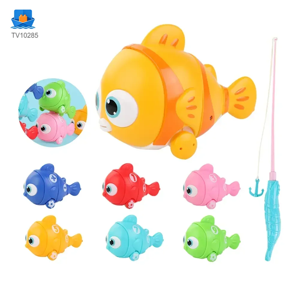 Magnetic Fishing Toy, Electric Moving Fish Bath Toys · TV10285 · product photo 1 of 9