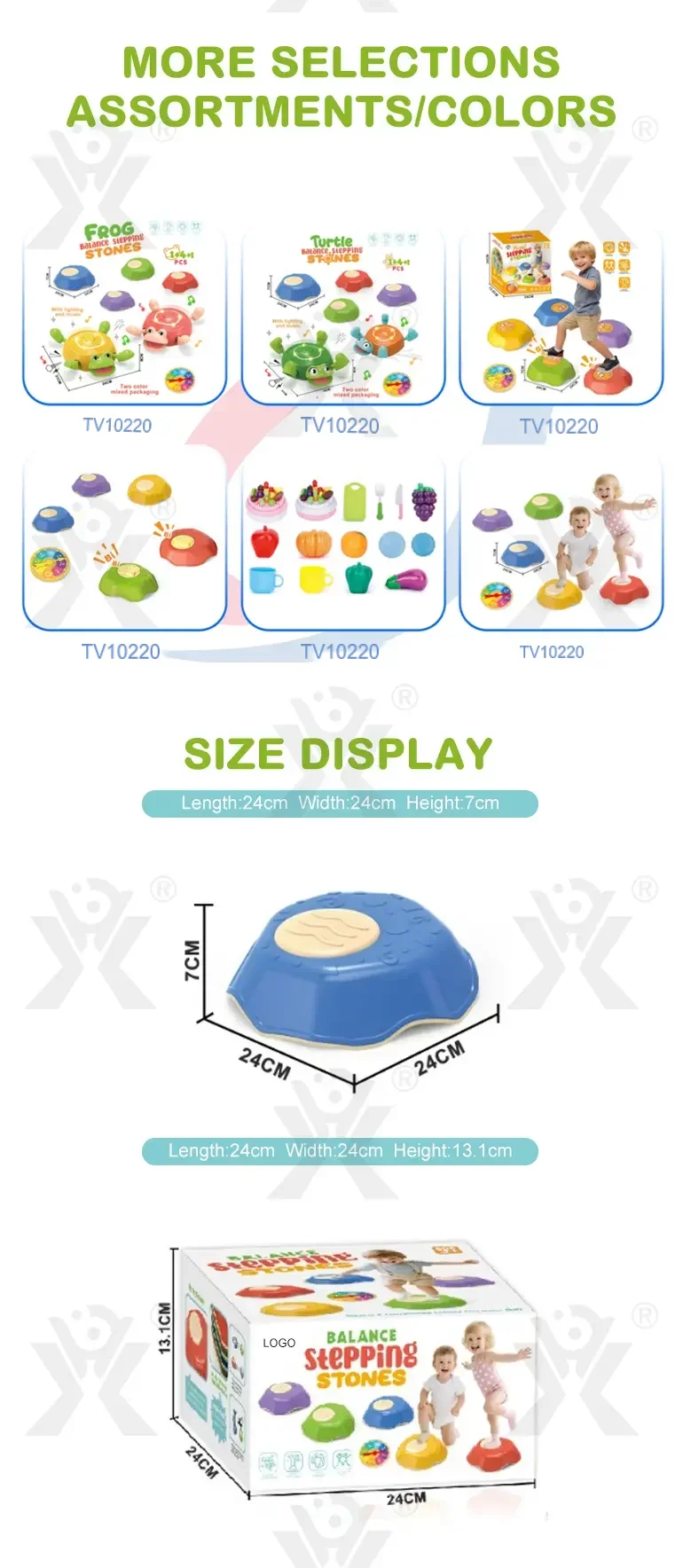 Balance Stepping Stones Toy, Factory Supply · TV10220 · detail image 5 of 5