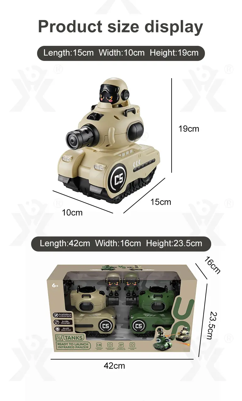 Infrared Combat Tank Supply, RC Tank Toy · TV10261 · detail image 10 of 10