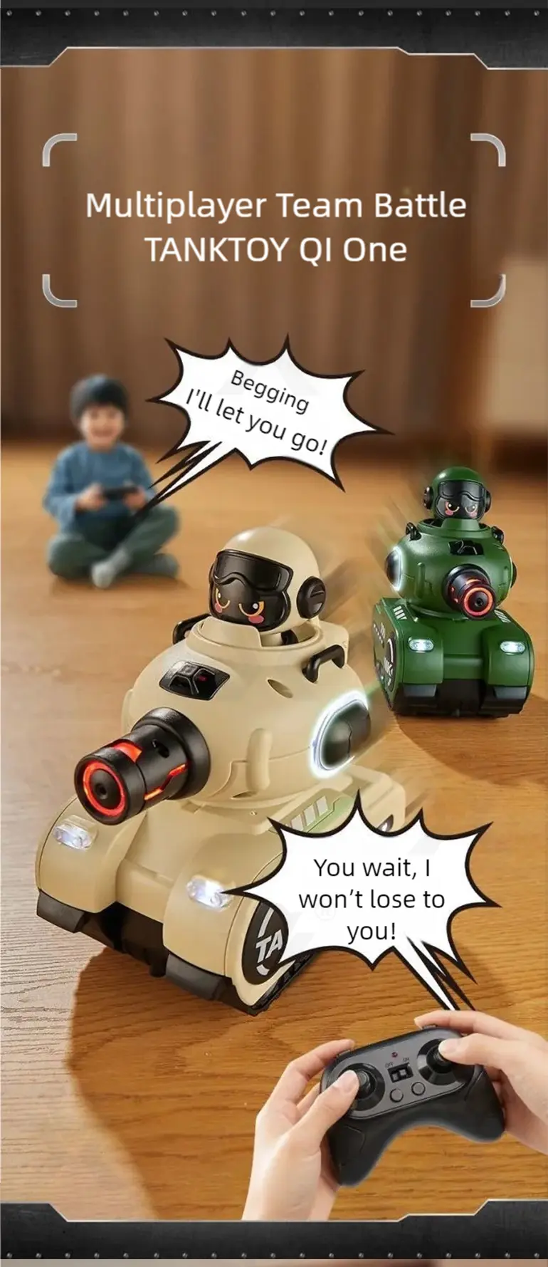 Infrared Combat Tank Supply, RC Tank Toy · TV10261 · detail image 3 of 10