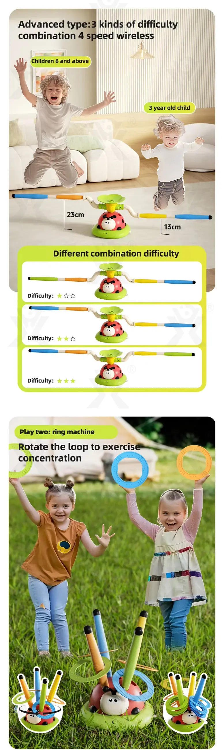 Exercise Machine Toy, 5 in 1 Musical Jump Toys · TV10218 · detail image 3 of 7