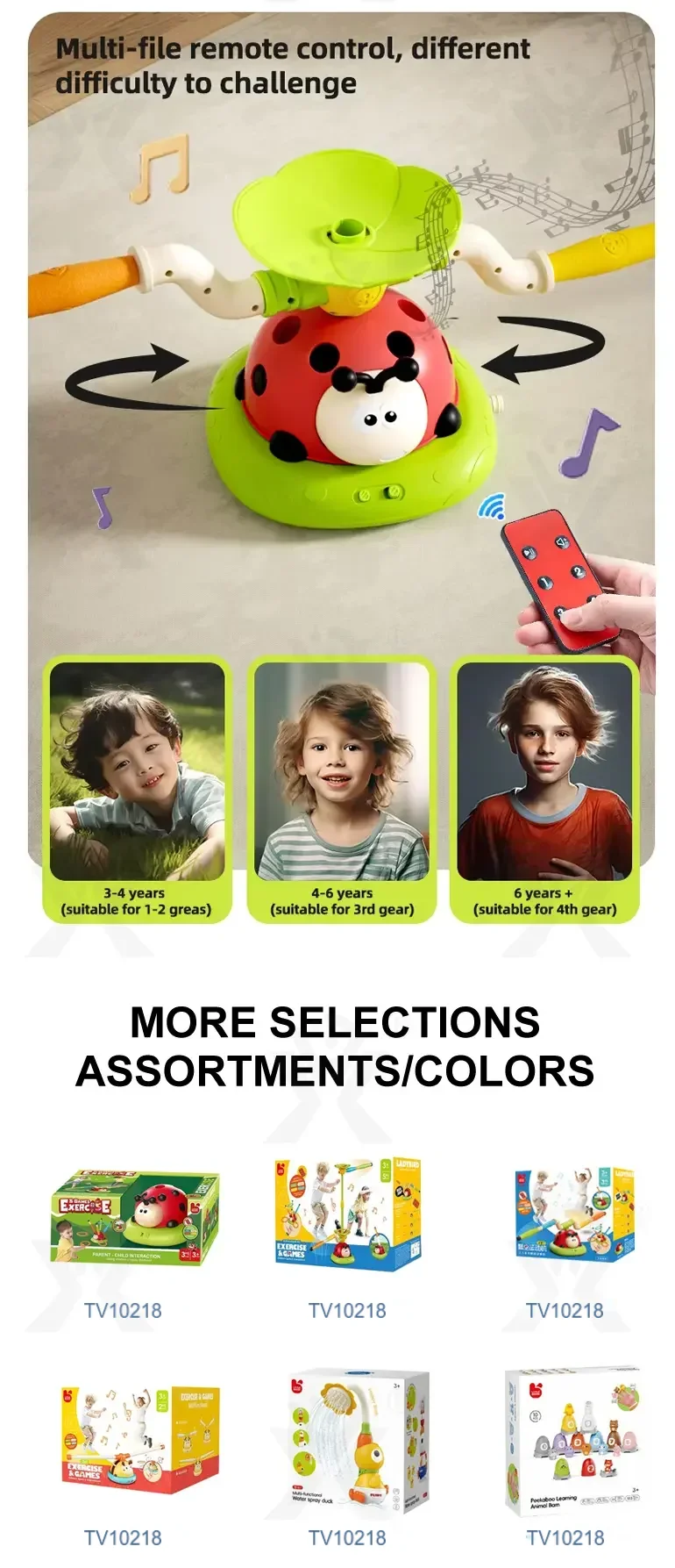 Exercise Machine Toy, 5 in 1 Musical Jump Toys · TV10218 · detail image 6 of 7