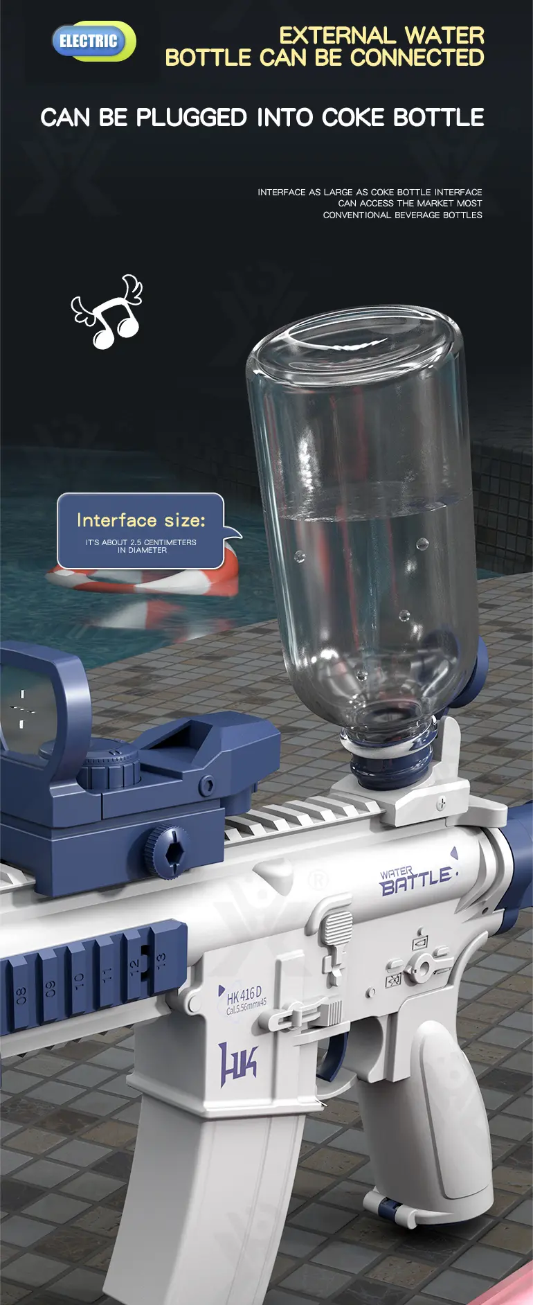 Electric M416 Water Gun · TV10227 · detail image 3 of 11