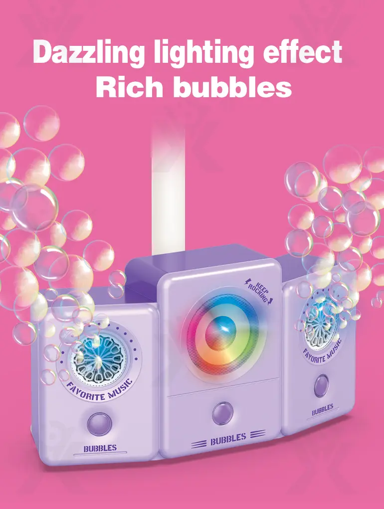 2-in-1 Microphone Speaker Bubble Maker · TV10249 · detail image 3 of 6