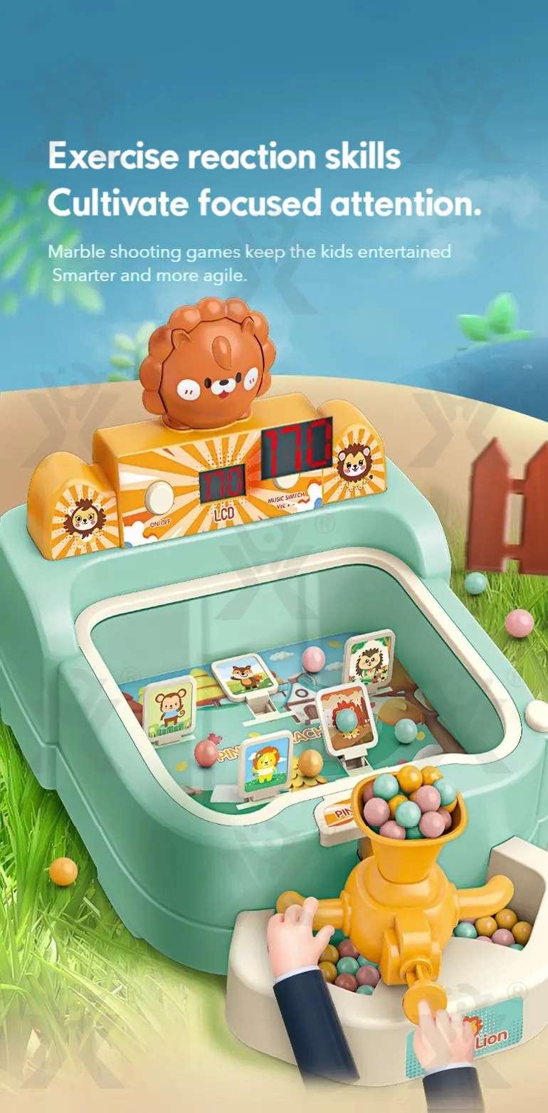 Kids Pinball Shooting Game, Developmental Board Toy · TV10254 · detail image 1 of 9
