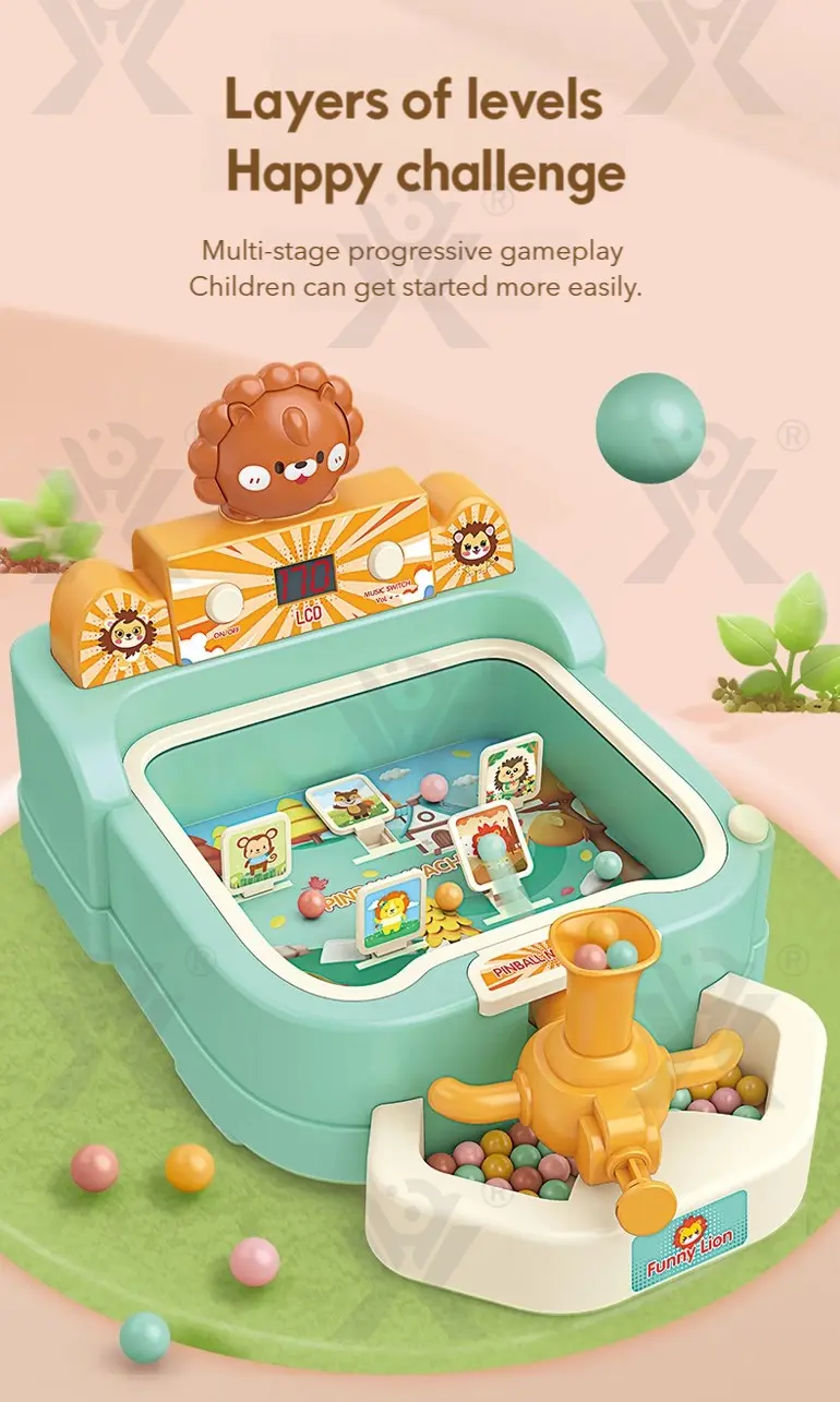 Kids Pinball Shooting Game, Developmental Board Toy · TV10254 · detail image 4 of 9