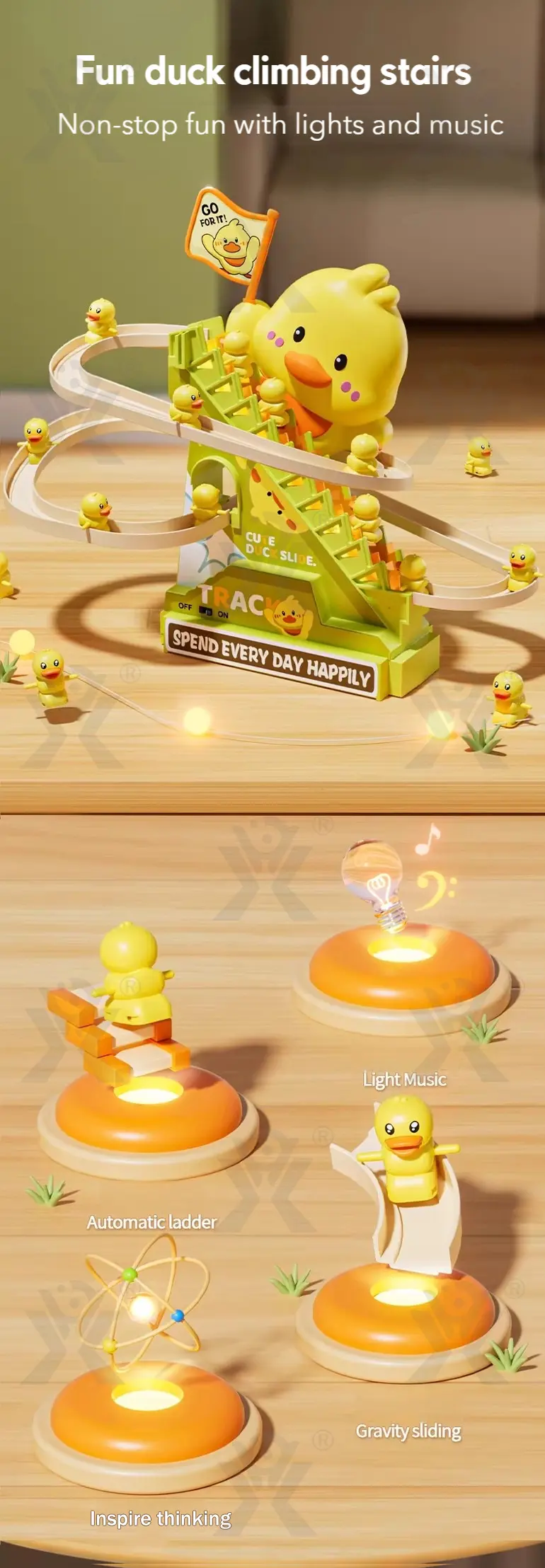 Electric Duck Climbing Toy · TV10266 · detail image 1 of 7