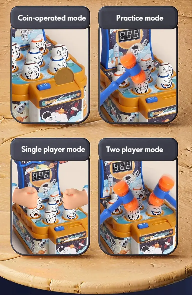 Kids Astronaut Whack-A-Mole Toy Game · TV10257 · detail image 5 of 9