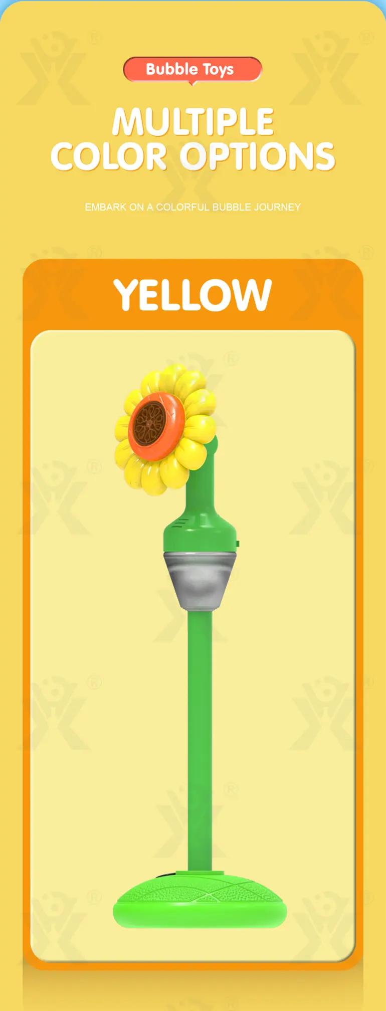 Sunflower Bubble Machine, Best For Party Game · TV10244 · detail image 7 of 11