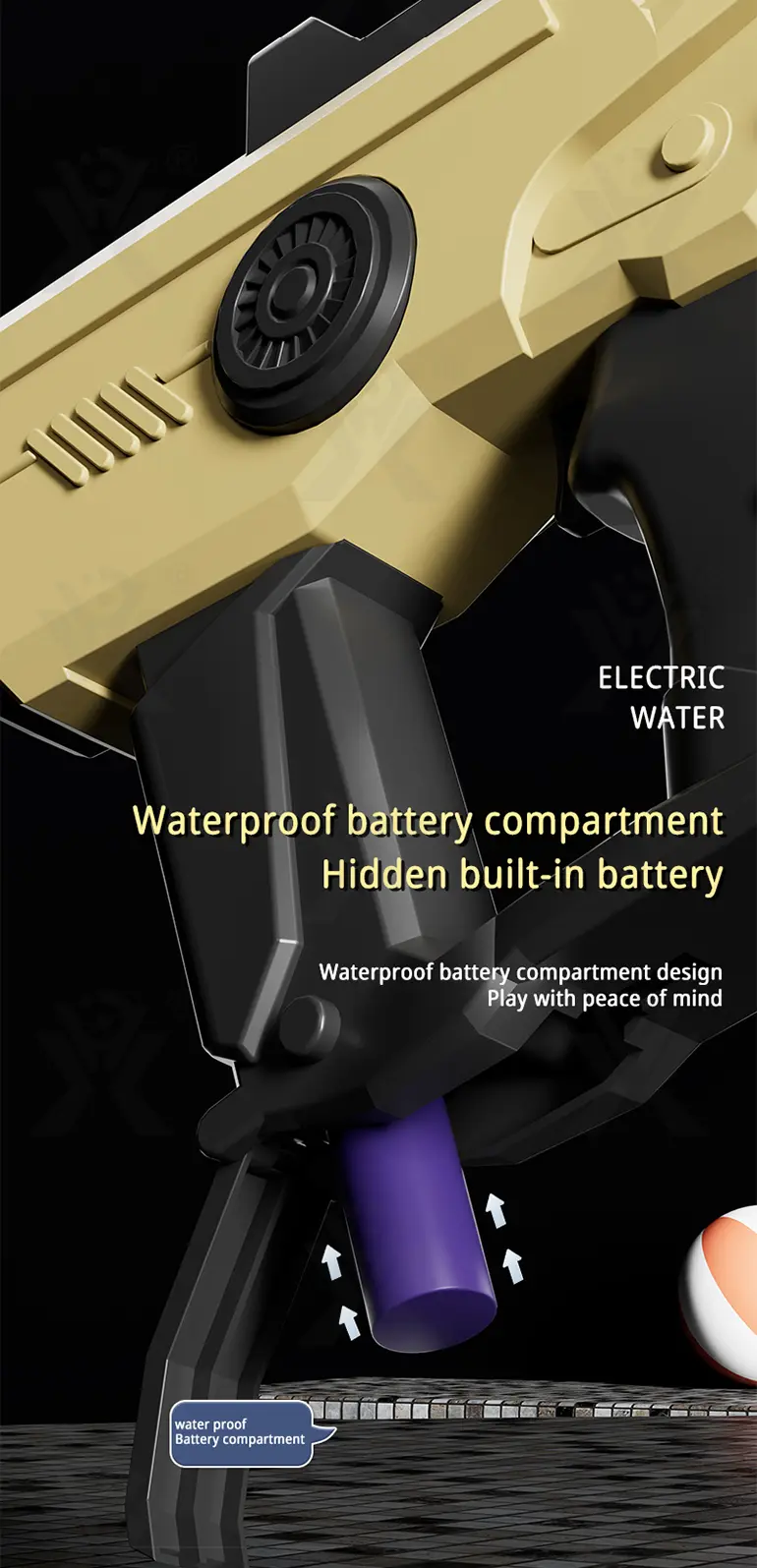 Dual-Nozzle elektrische Wasserpistole·TV10234·Detailaufnahme 7 von 11