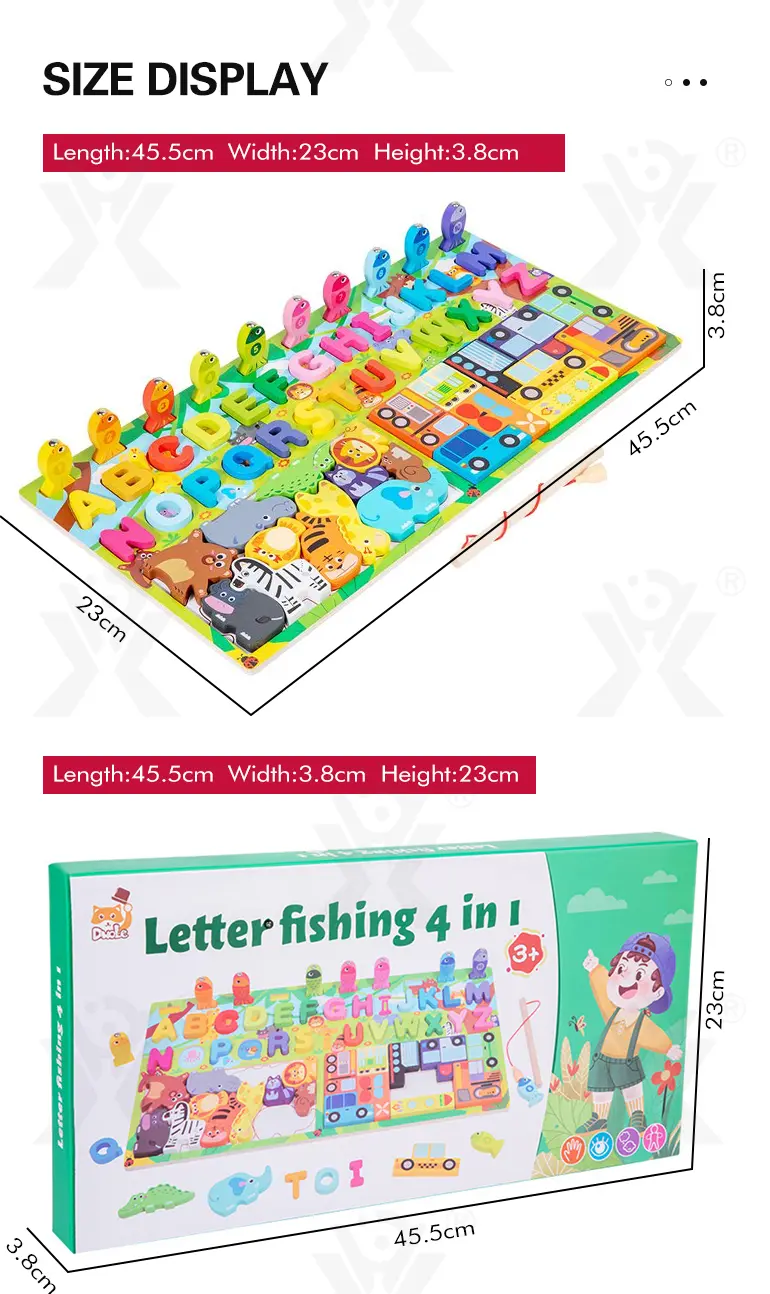 WholesaleKids Wooden Puzzle Toy, Math Game Included · TV10221 · detail image 10 of 10