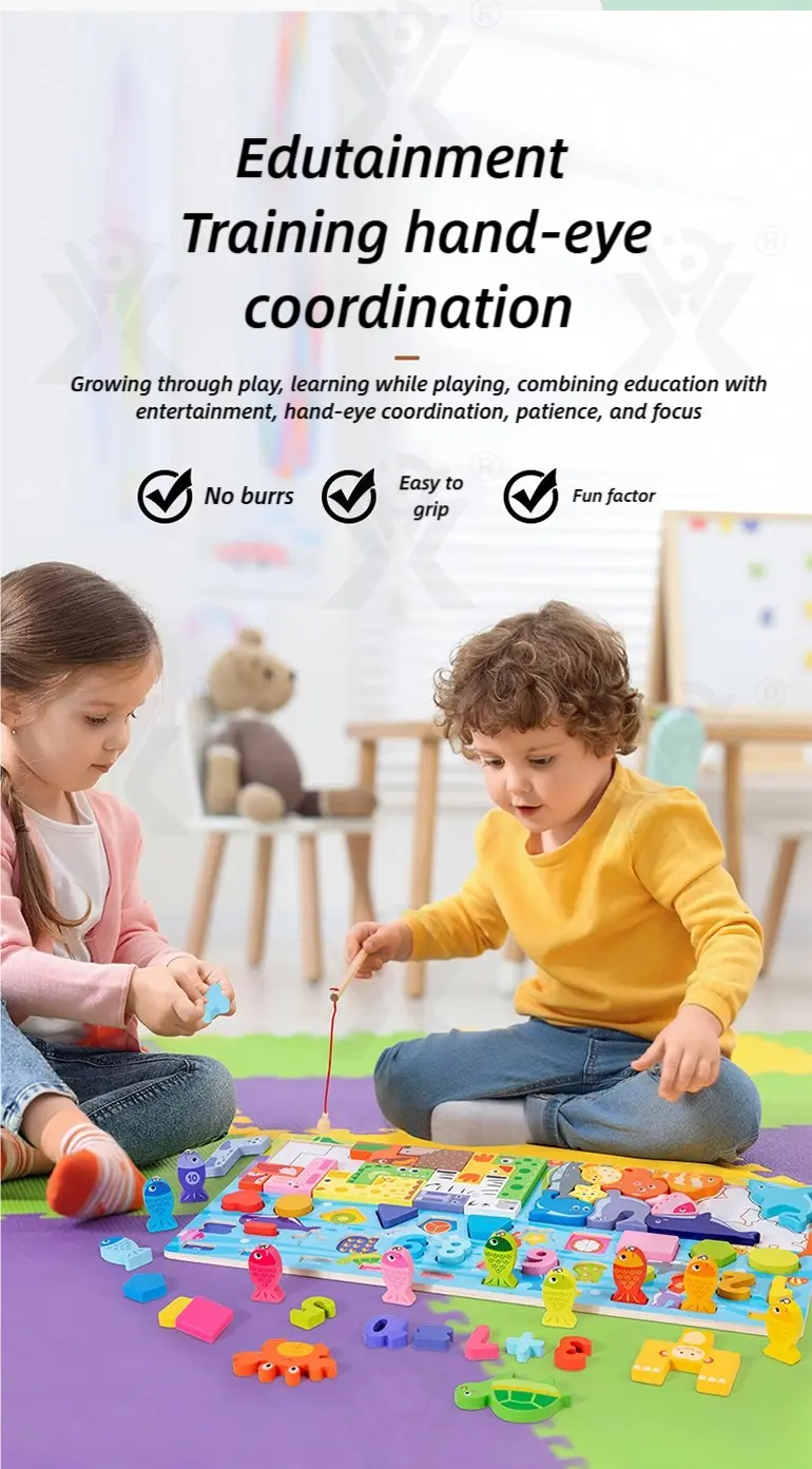 WholesaleKids Wooden Puzzle Toy, Math Game Included · TV10221 · detail image 4 of 10