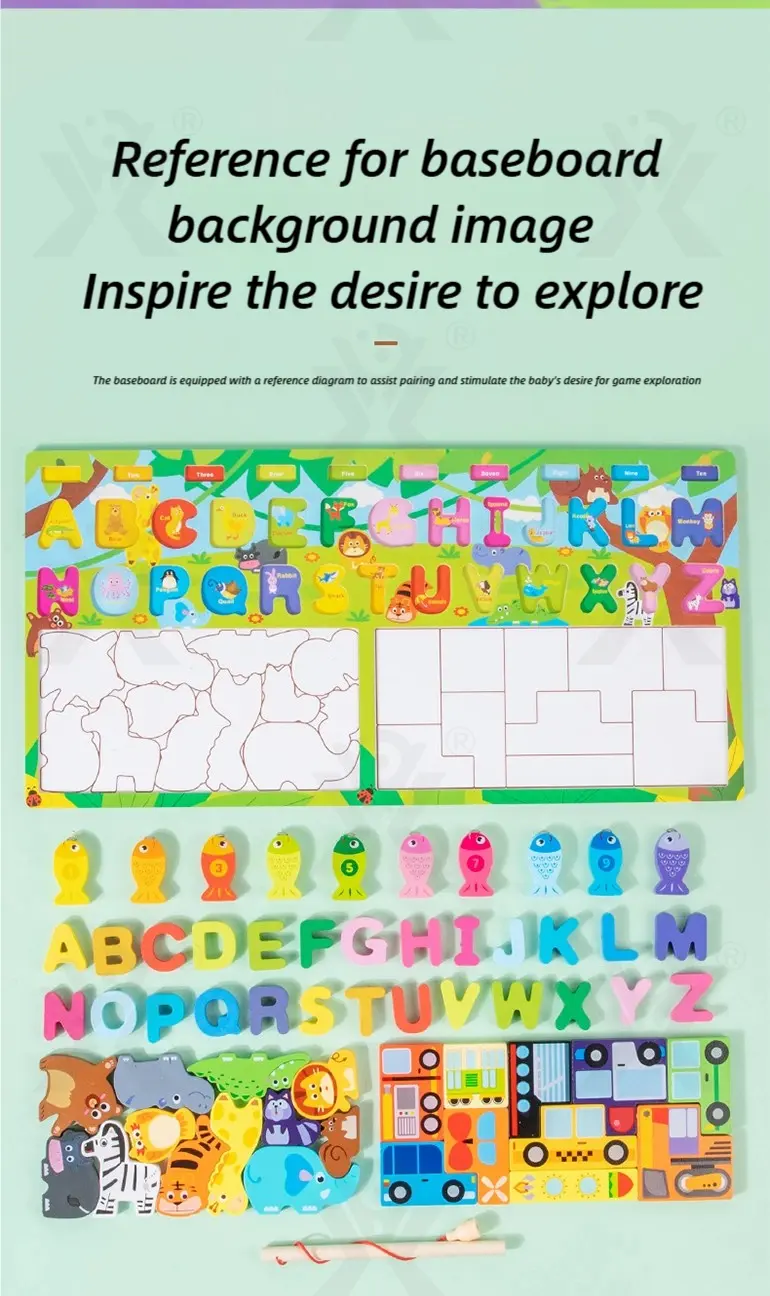 WholesaleKids Wooden Puzzle Toy, Math Game Included · TV10221 · detail image 5 of 10