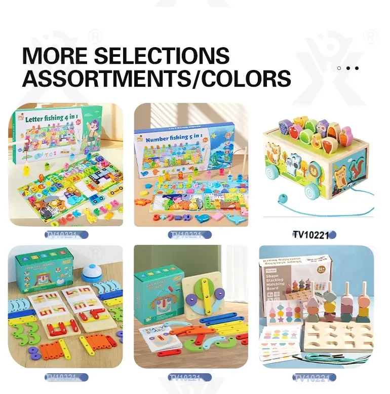 WholesaleKids Wooden Puzzle Toy, Math Game Included · TV10221 · detail image 9 of 10