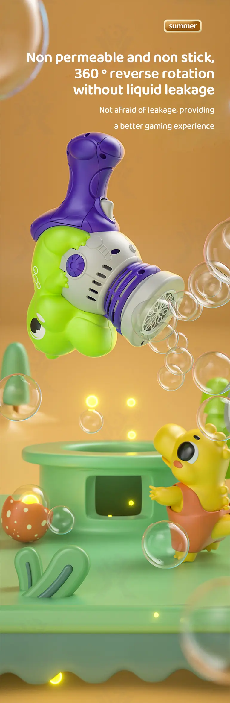Dinosaur Bubble Gun · TV10225 · detail image 4 of 9