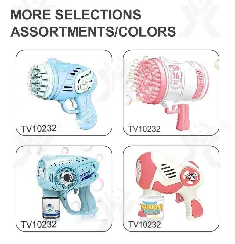48-Hole Electric Bubble Machine -Summer toys For Kids · TV10232 · detail image 13 of 13
