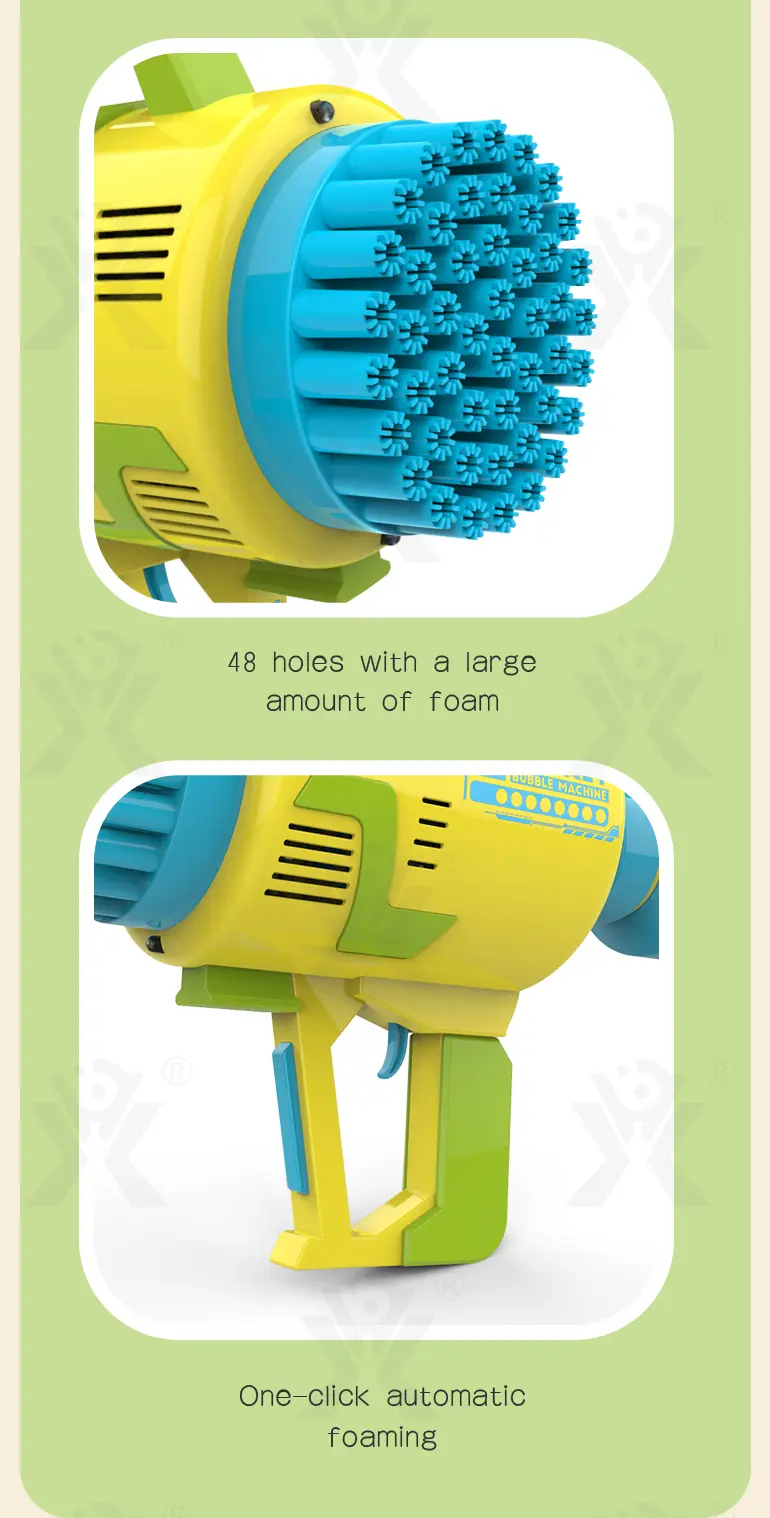 48-Hole Electric Bubble Machine -Summer toys For Kids · TV10232 · detail image 4 of 13