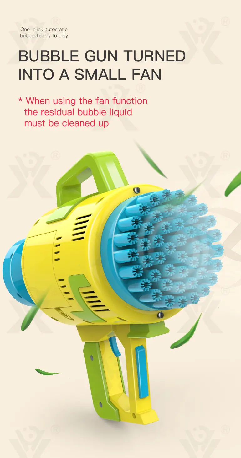 48-Hole Electric Bubble Machine -Summer toys For Kids · TV10232 · detail image 9 of 13