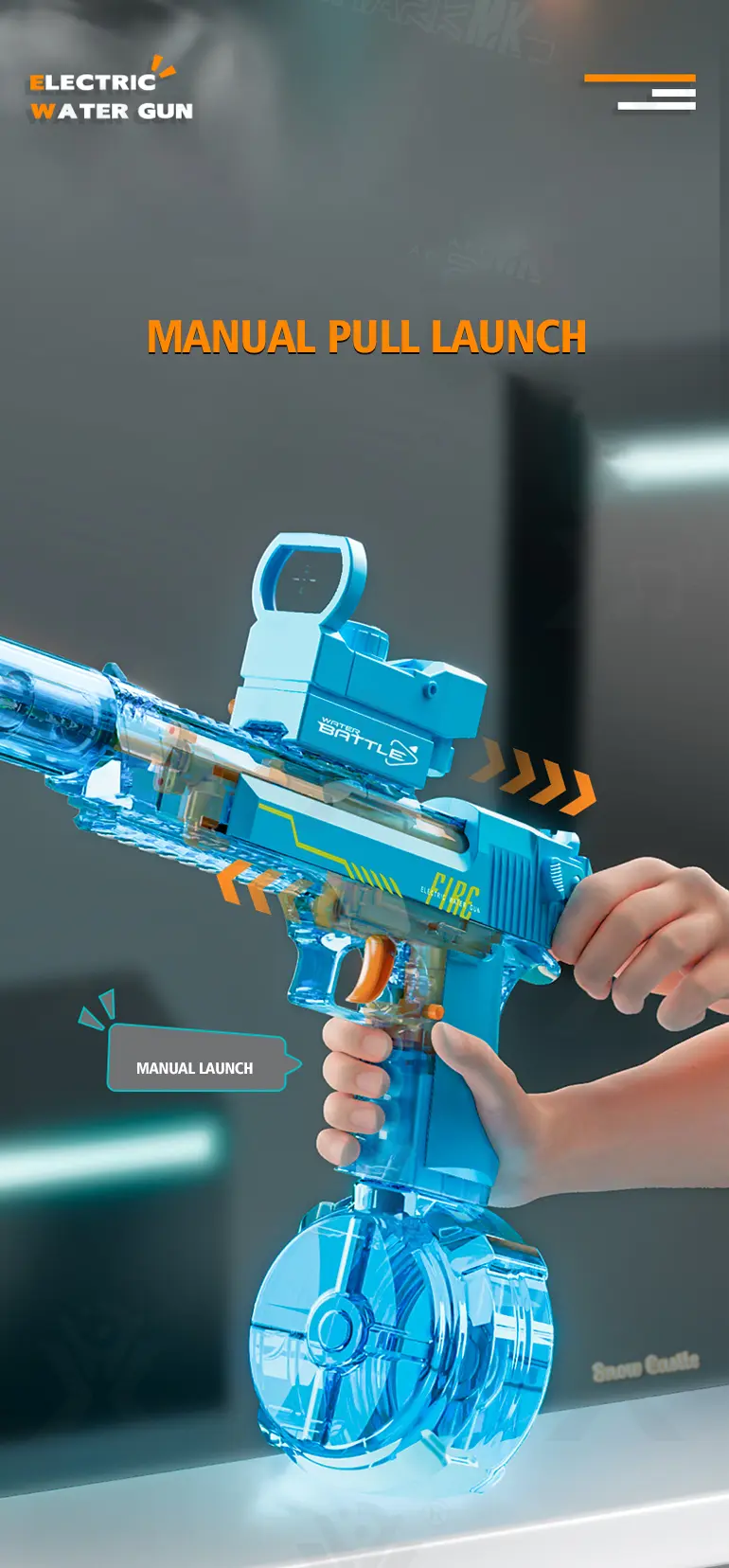 Semi-Automatic Electric Water Gun · TV10229 · detail image 5 of 8