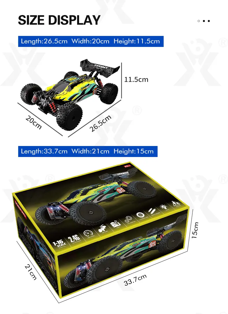 High-Speed RC Car, Fast Remote Control Car with 36KM/H Top Speed · TV10258 · detail image 1 of 11