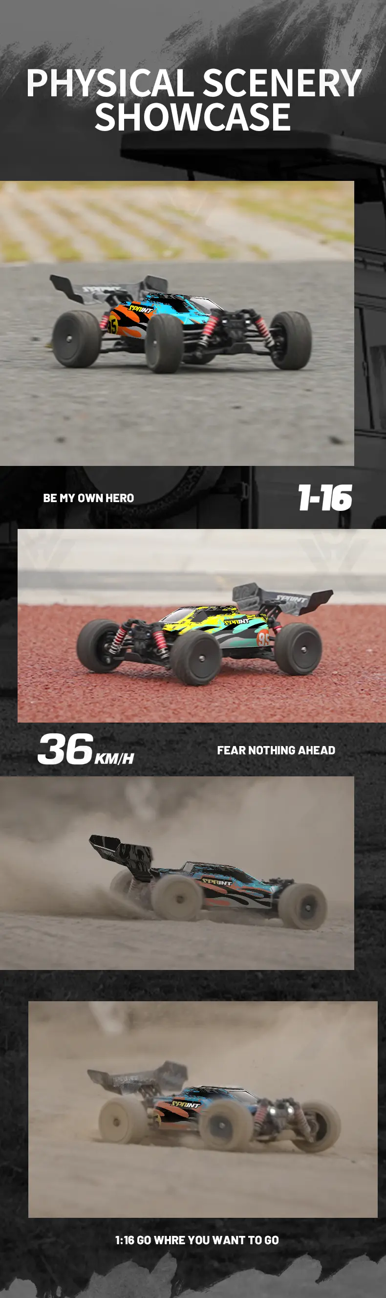 High-Speed RC Car, Fast Remote Control Car with 36KM/H Top Speed · TV10258 · detail image 10 of 11