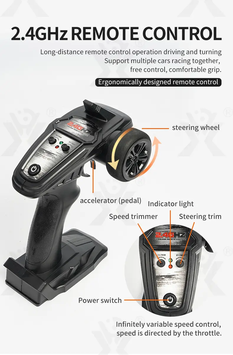 High-Speed RC Car, Fast Remote Control Car with 36KM/H Top Speed · TV10258 · detail image 9 of 11