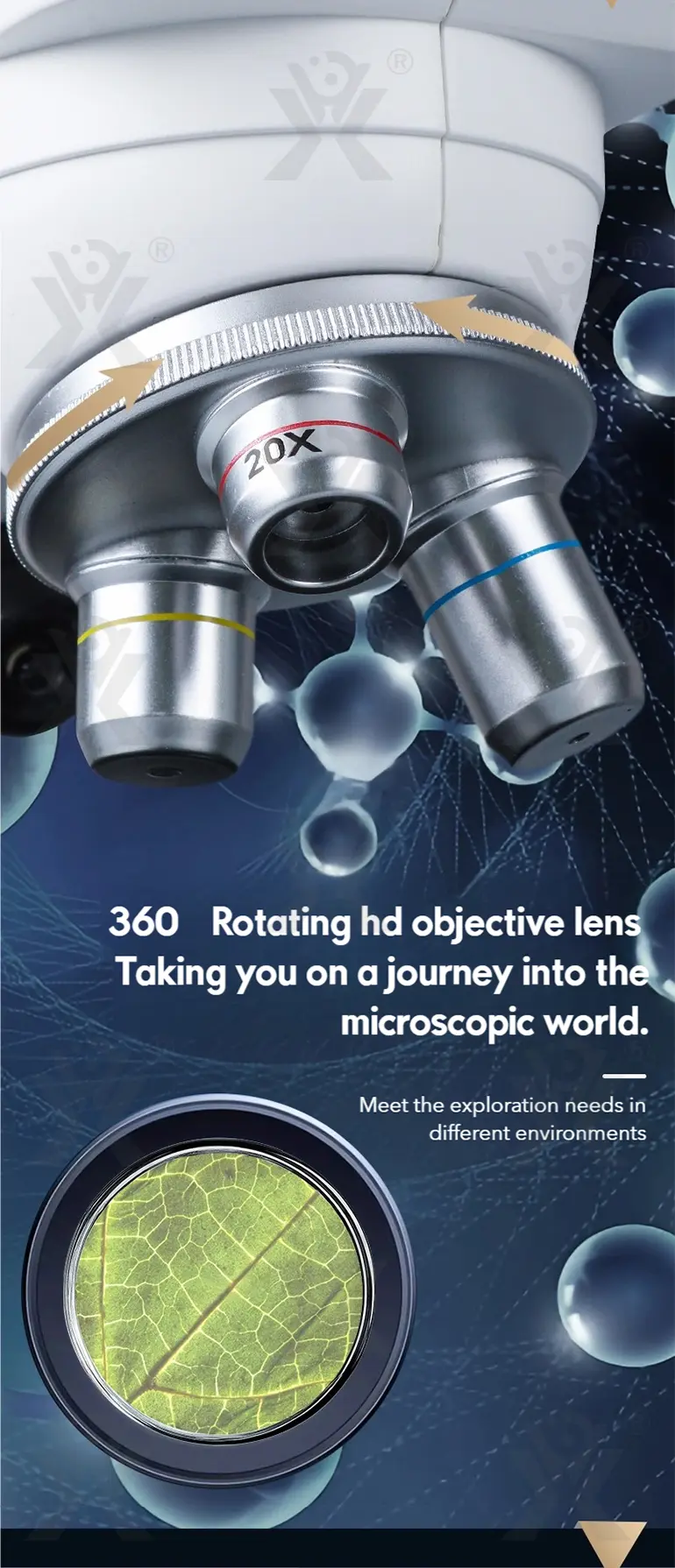 Binocular Microscope Toy, Suitable For Teaching and Playing · TV10252 · detail image 5 of 13