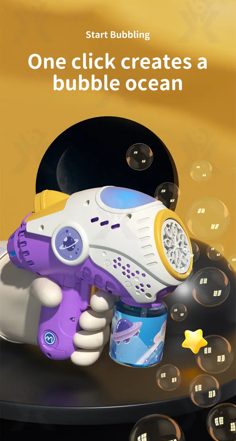 Sky Bubble Machine Gun 360° Leak-Proof · TV10237 · detail image 4 of 10