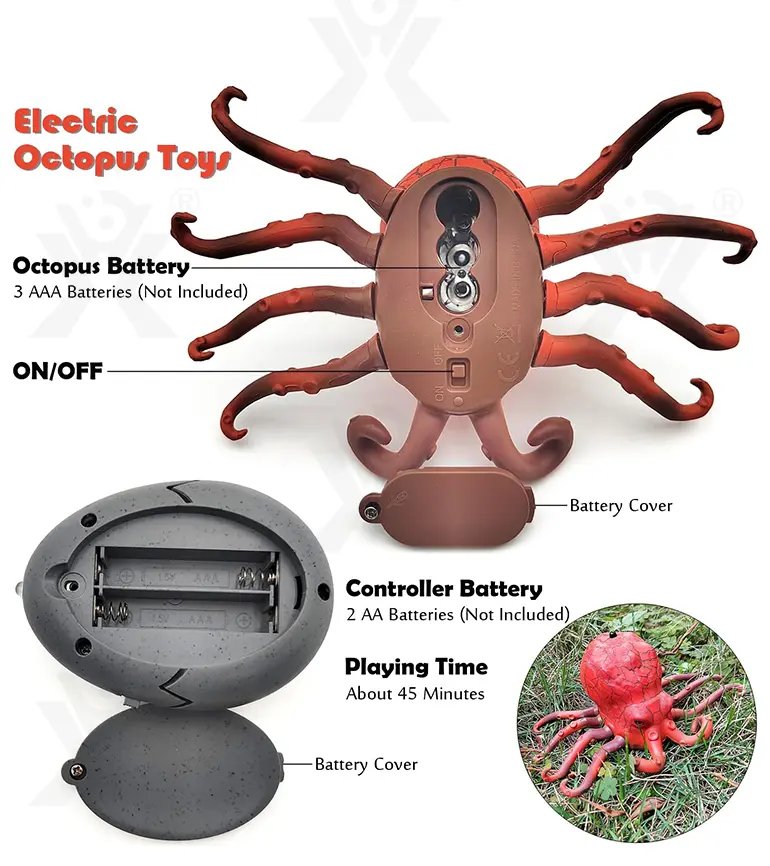 RC Octopus Toys, Fun RC Toys For Family Play · TV10260 · detail image 5 of 7