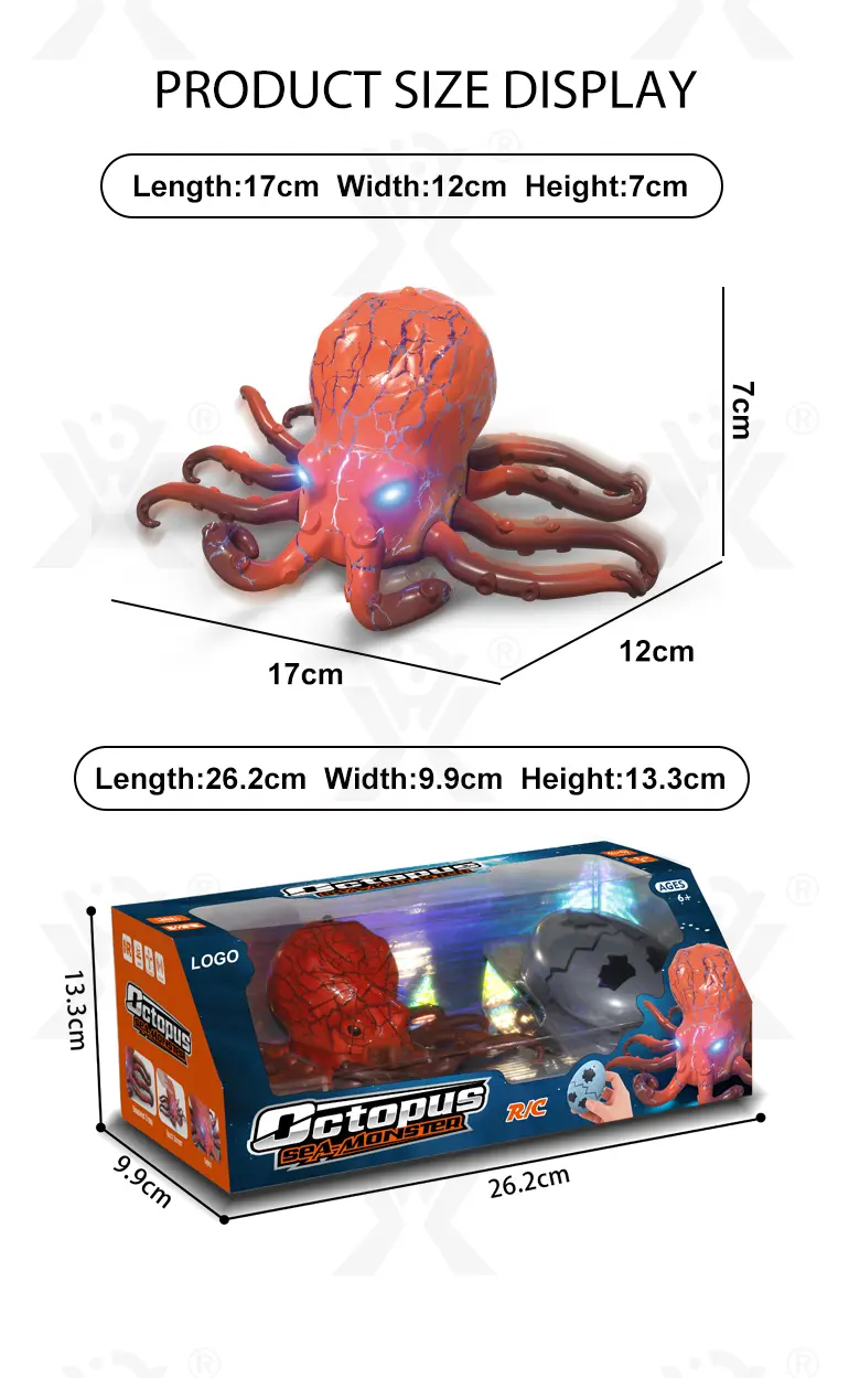 RC Octopus Toys, Fun RC Toys For Family Play · TV10260 · detail image 7 of 7