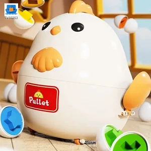 Chick Puzzle Matching Toy, Easter Egg Shape, For Shape and Color Recognition · TV10253 · product photo 4 of 5
