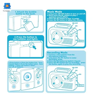 2-in-1 Microphone Speaker Bubble Maker · TV10249 · product photo 6 of 6
