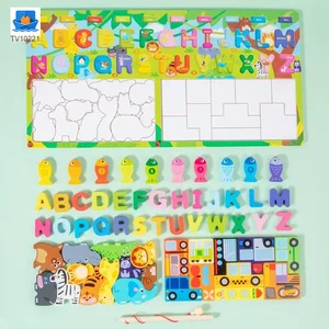 WholesaleKids Wooden Puzzle Toy, Math Game Included · TV10221 · product photo 3 of 6