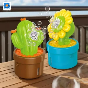 Plant-Shaped Bubble Machine Toy, Portable Cactus Bubble · TV10250 · product photo 5 of 6