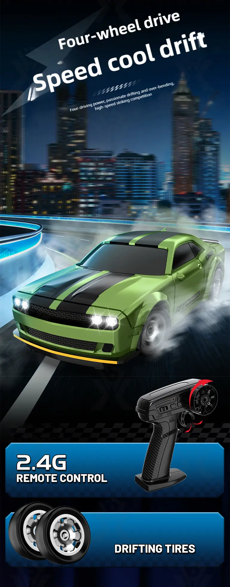 1: 64 Mini RC Car Toy, Remote Control Drift Car Toy · TV10178 · detail image 3 of 10