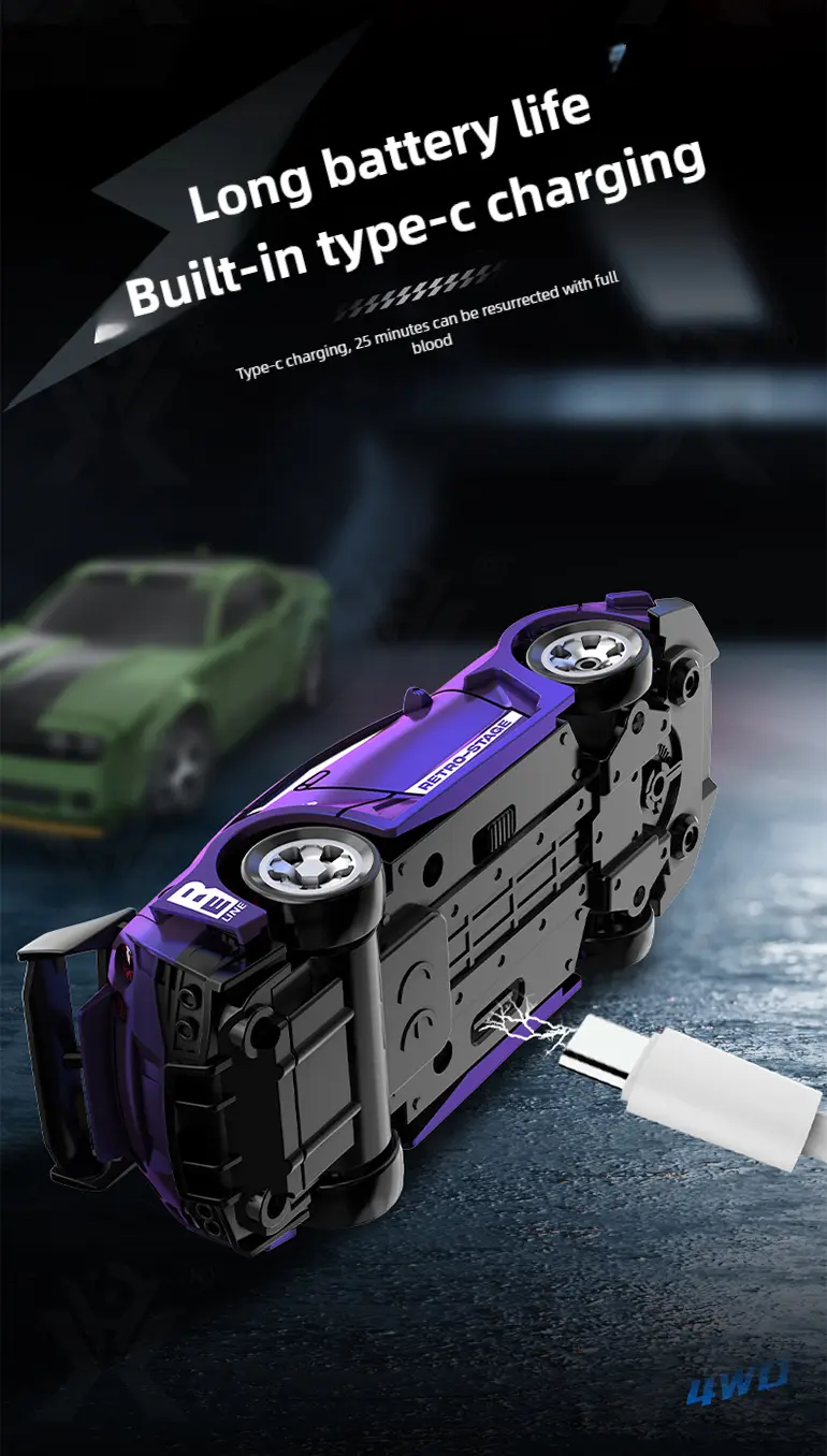 1: 64 Mini RC Car Toy, Remote Control Drift Car Toy · TV10178 · detail image 7 of 10