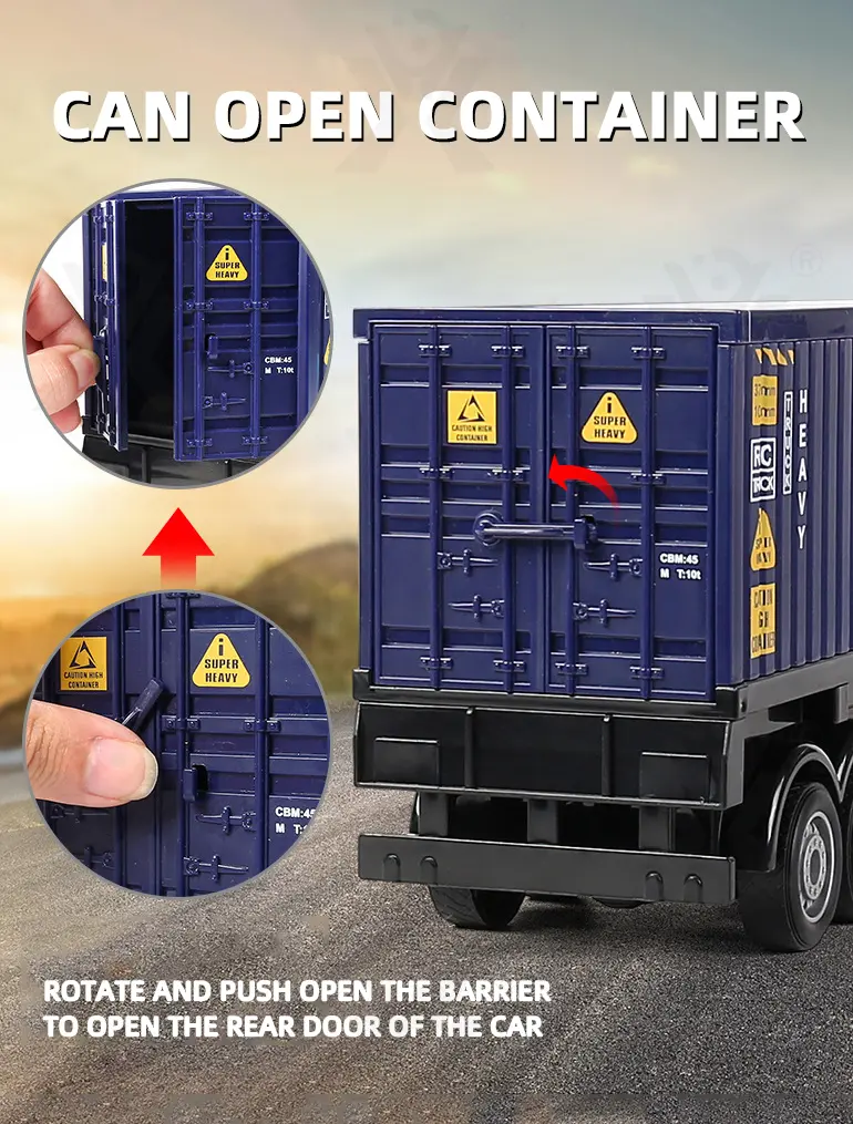 1:24 RC Trailer Car, Semi Truck Toy · TV10190 · detail image 2 of 7