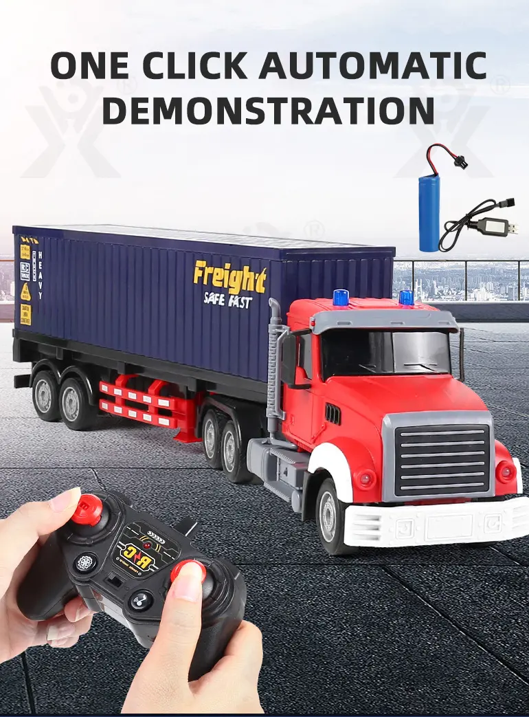 1:24 RC Trailer Car, Semi Truck Toy · TV10190 · detail image 3 of 7