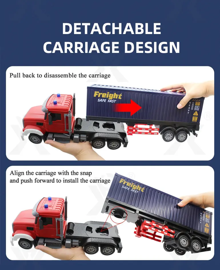 1:24 RC Trailer Car, Semi Truck Toy · TV10190 · detail image 4 of 7