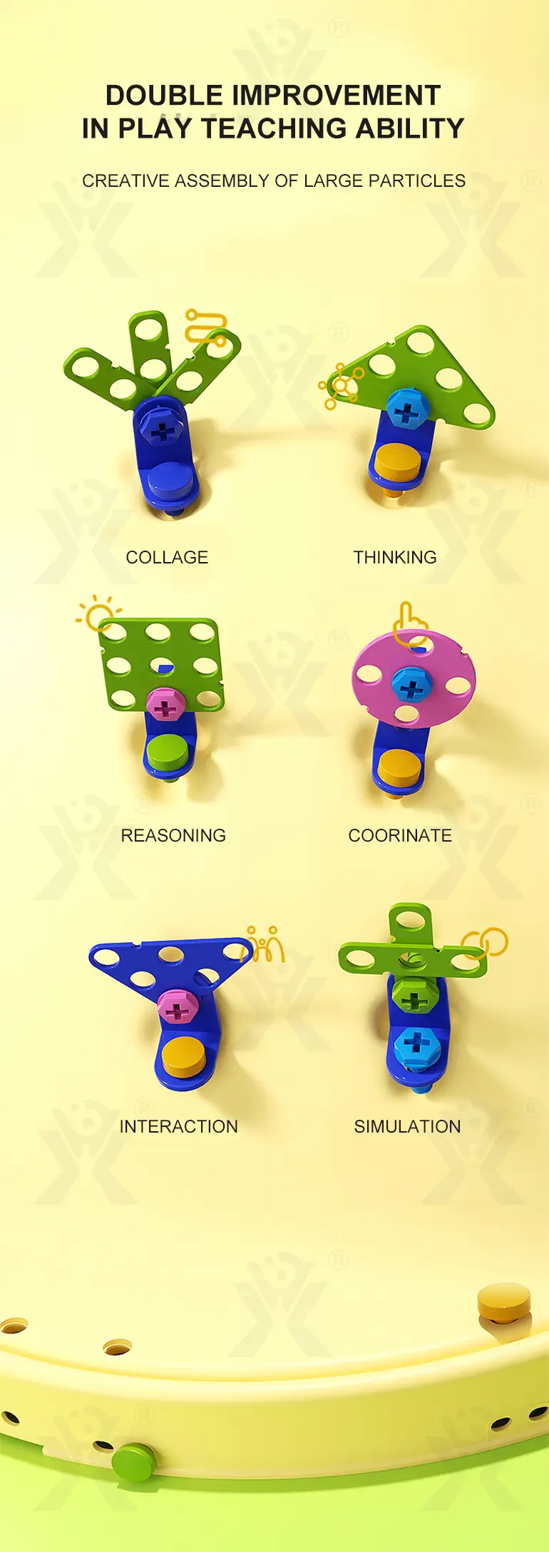 Magic Montessori Play, Screw Toolbox Toy -3 Year Old Educational Toys · TV10186 · detail image 2 of 14