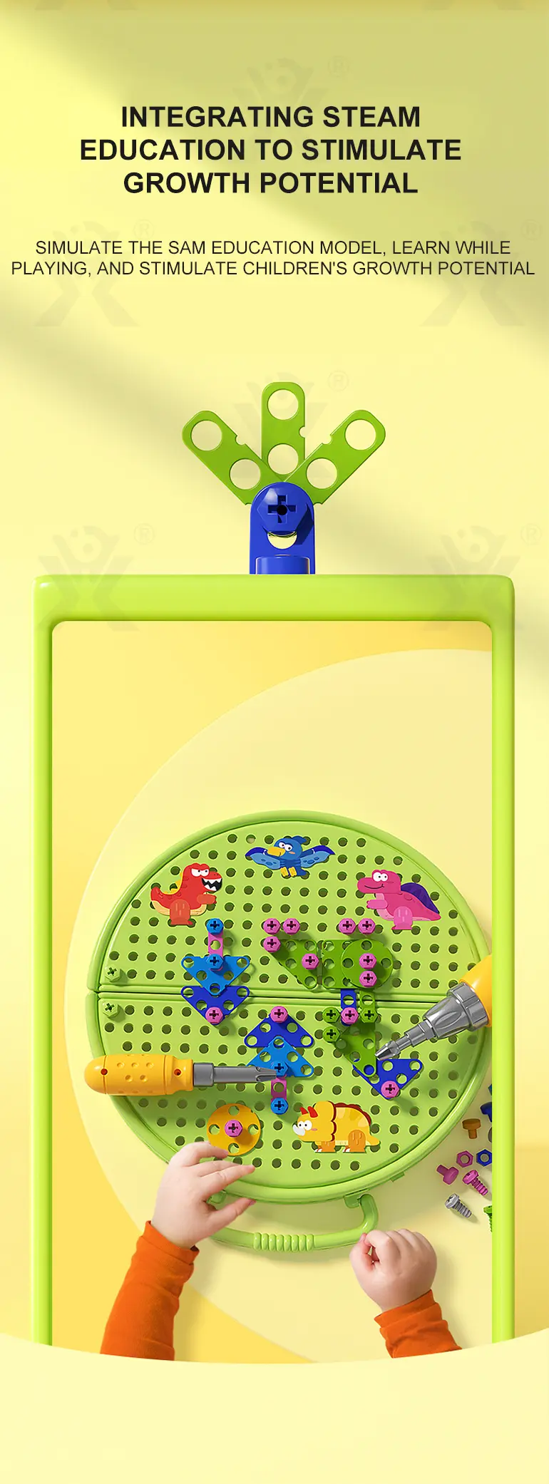 Magic Montessori Play, Screw Toolbox Toy -3 Year Old Educational Toys · TV10186 · detail image 5 of 14