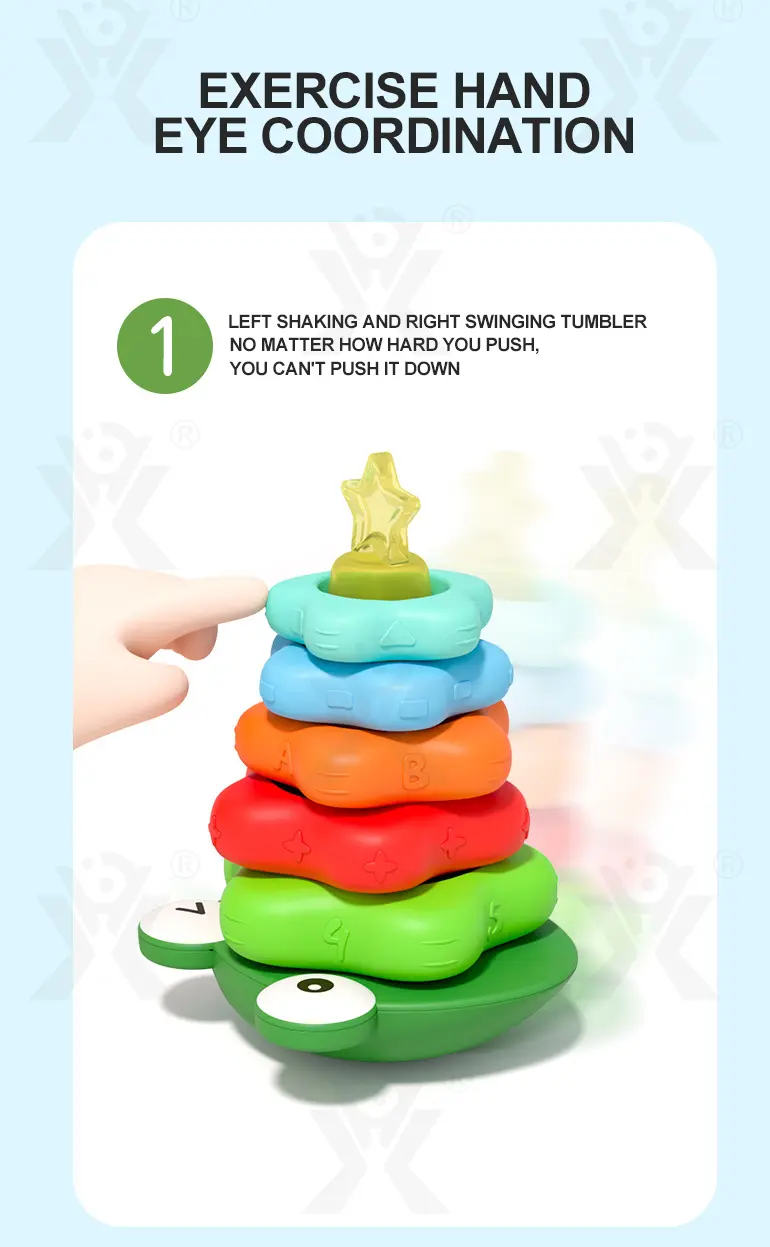 Frog Tumbler Stack Toy · TV10184 · detail image 3 of 8