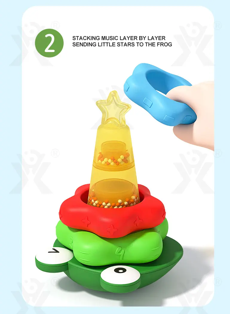 Frog Tumbler Stack Toy · TV10184 · detail image 4 of 8
