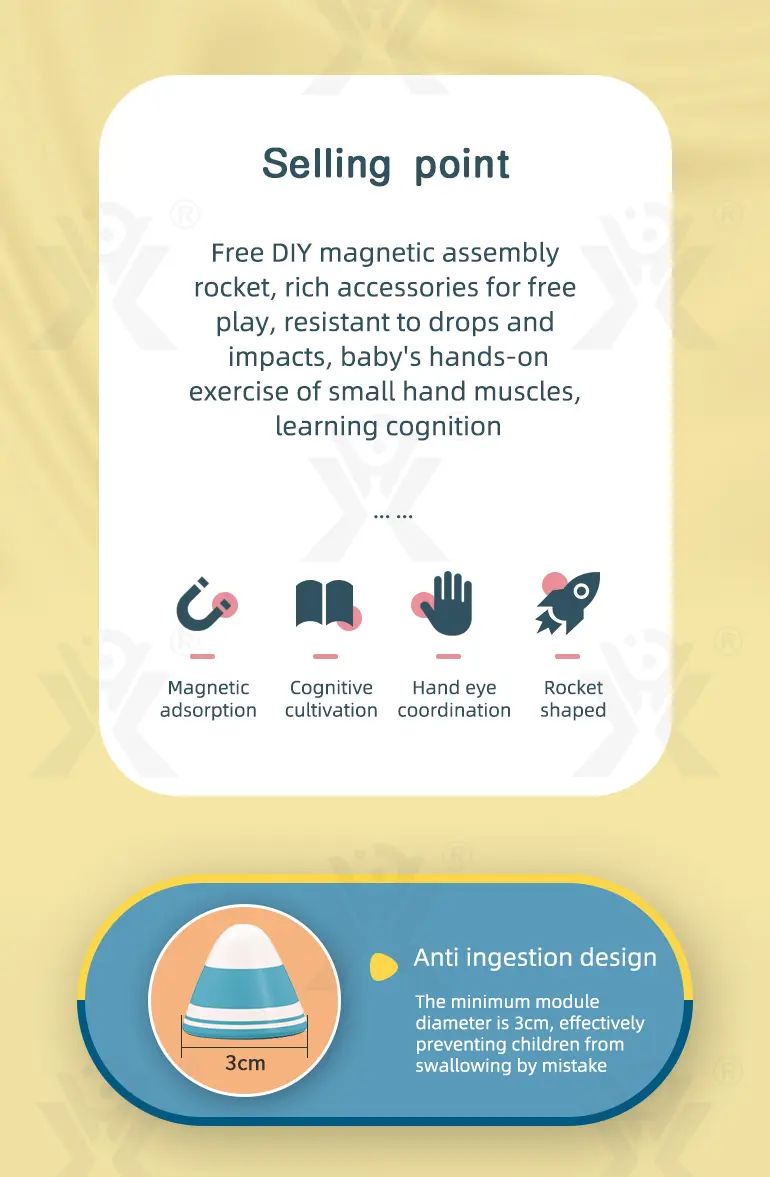 Magnetic Rocket Toys · TV10176 · detail image 2 of 8