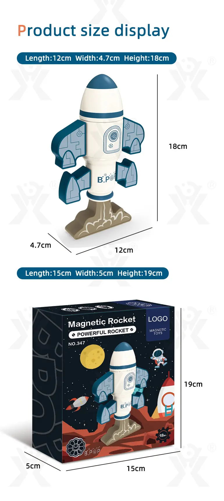 Magnetic Rocket Toys · TV10176 · detail image 8 of 8