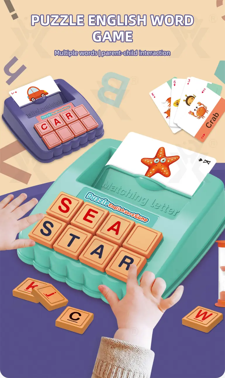 Rechtschreibspiele, Puzzle Englisch Spielzeug·TV10197·Detailaufnahme 1 von 10