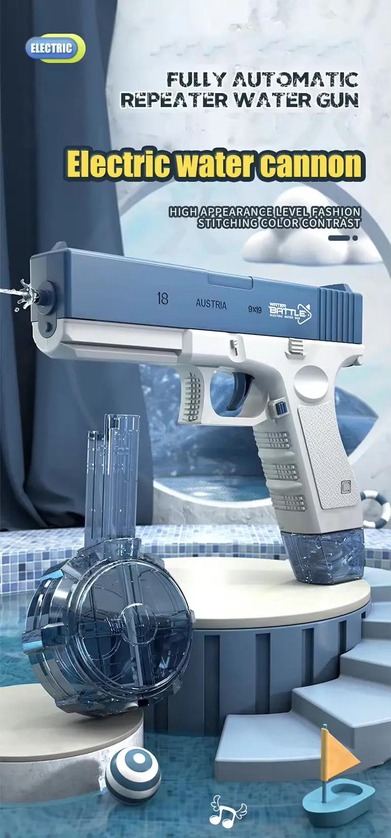 Kids Automatic Water Gun · TV10211 · detail image 1 of 10